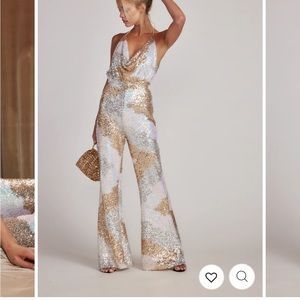 12th tribe sequin jump suit